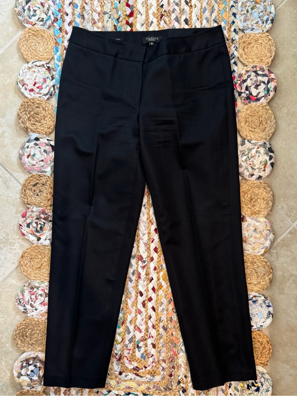 Talbots Black Cropped Dress Pants